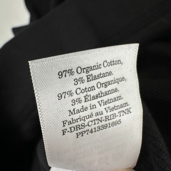 Everlane The Ribbed Tank Dress in black Size S NWOT - Picture 4 of 7